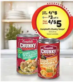 Meijer Campbell's Chunky Soups offer