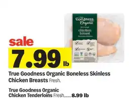 Meijer True Goodness Organic Boneless Skinless Chicken Breasts offer
