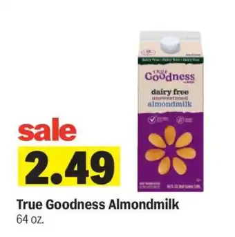 Meijer True Goodness Almondmilk offer