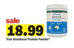 Meijer True Goodness Protein Powder offer