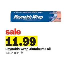 Meijer Reynolds Wrap Aluminum Foil offer