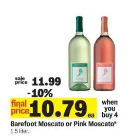 Meijer Barefoot Moscato or Pink Moscato offer