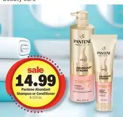 Meijer Pantene Abundant Shampoo or Conditioner offer