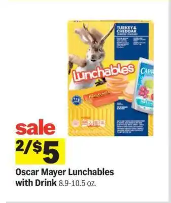 Meijer Oscar Mayer Lunchables with Drink offer