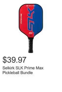 Costco Selkirk SLK Prime Max Pickleball Bundle offer