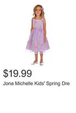 Costco Jona Michelle Kids' Spring Dre offer