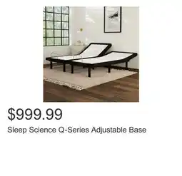 Costco Sleep Science Q-Series Adjustable Base offer