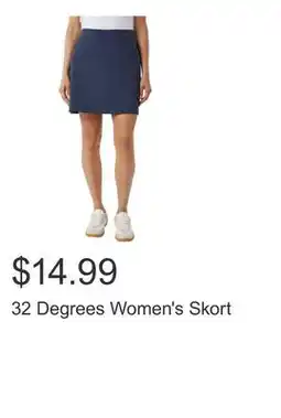 Costco 32 Degrees Women's Skort offer