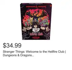 Costco Stranger Things: Welcome to the Hellfire Club | Dungeons & Dragons Adventure Game offer