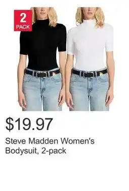 Costco Steve Madden Women's Bodysuit, 2-pack offer