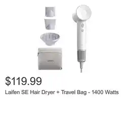 Costco Laifen SE Hair Dryer + Travel Bag - 1400 Watts offer