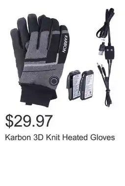 Costco Karbon 3D Knit Heated Gloves offer