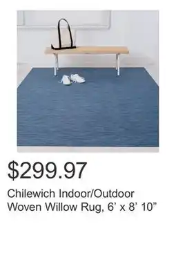 Costco Chilewich Indoor/Outdoor Woven Willow Rug, 6' x 8' 10 offer