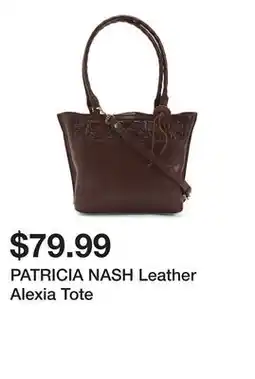 Marshalls PATRICIA NASH Leather Alexia Tote offer