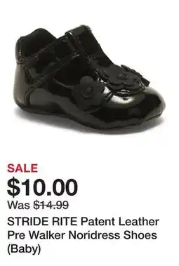 Marshalls STRIDE RITE Patent Leather Pre Walker Noridress Shoes (Baby) offer