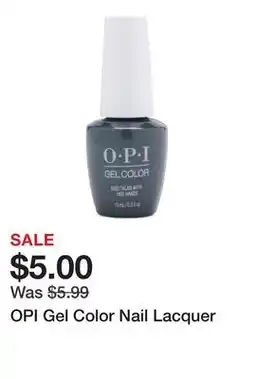 Marshalls OPI Gel Color Nail Lacquer offer