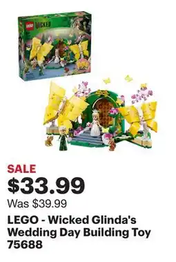 Best Buy LEGO - Wicked Glinda's Wedding Day Building Toy 75688 offer
