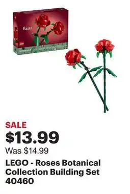 Best Buy LEGO - Roses Botanical Collection Building Set 40460 offer