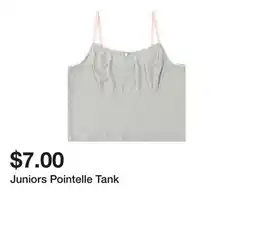 Five Below Juniors Pointelle Tank offer