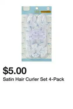 Five Below Satin Hair Curler Set 4-Pack offer