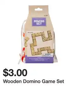 Five Below Wooden Domino Game Set offer
