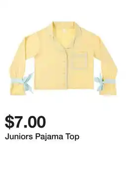 Five Below Juniors Pajama Top offer