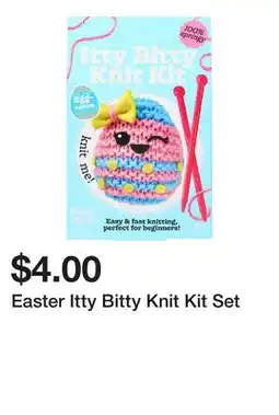 Five Below Easter Itty Bitty Knit Kit Set offer