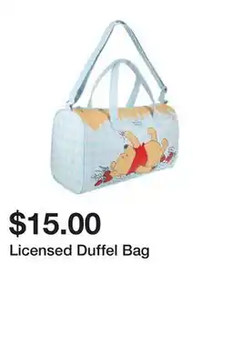 Five Below Licensed Duffel Bag offer