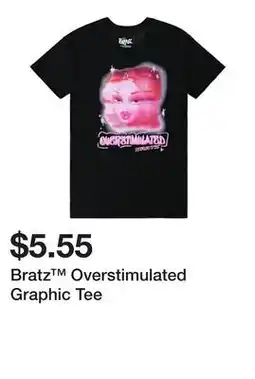 Five Below Bratz Overstimulated Graphic Tee offer