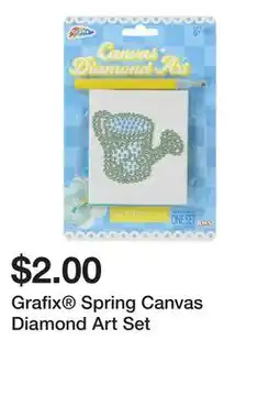 Five Below Grafix Spring Canvas Diamond Art Set offer