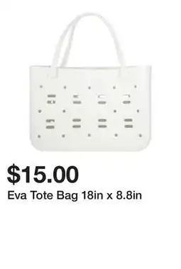 Five Below Eva Tote Bag 18in x 8.8in offer
