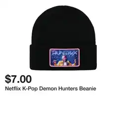 Five Below Netflix K-Pop Demon Hunters Beanie offer