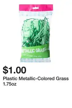 Five Below Plastic Metallic-Colored Grass 1.75oz offer