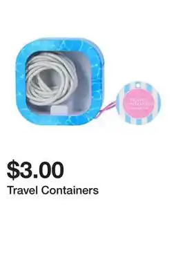 Five Below Travel Containers offer