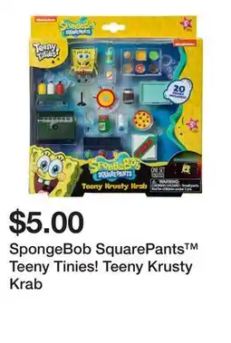 Five Below SpongeBob SquarePants Teeny Tinies! Teeny Krusty Krab offer