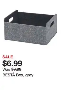 Ikea BESTÅ Box, gray offer