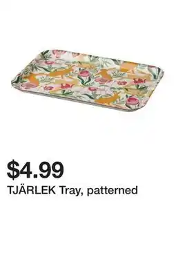 Ikea TJÄRLEK Tray, patterned offer