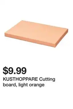 Ikea KUSTHOPPARE Cutting board, light orange offer