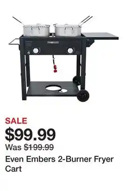 Tractor Supply Company Even Embers 2-Burner Fryer Cart offer