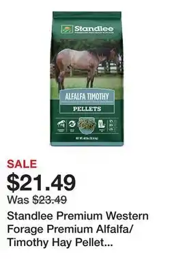 Tractor Supply Company Standlee Premium Western Forage Premium Alfalfa/Timothy Hay Pellet Horse Feed, 40 lb offer