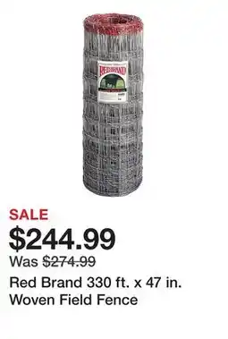 Tractor Supply Company Red Brand 330 ft. x 47 in. Woven Field Fence offer