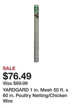 Tractor Supply Company YARDGARD 1 in. Mesh 50 ft. x 60 in. Poultry Netting/Chicken Wire offer
