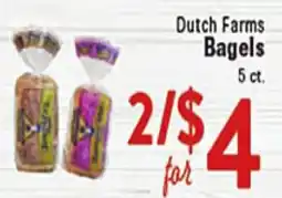 Rio Valley Market Dutch Farms Bagels offer