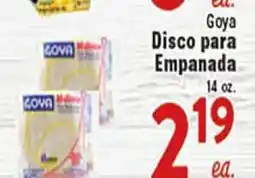 Rio Valley Market Goya Disco para Empanada offer