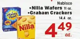 Rio Valley Market Nablsco Nilla Wafers, Graham Crackers offer