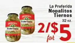Rio Valley Market La Preferida Nopalitos Tiernos offer