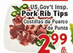 Rio Valley Market US Gov't Insp. Pork Rib Tips offer