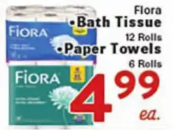 Rio Valley Market Flora Bath Tissue 12 Rolls Paper Towels 6 Rolls offer