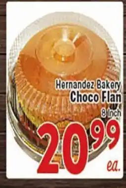 Rio Valley Market Hernandez Bakery Choco Flan offer