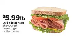 Fareway Deli Sliced Ham offer